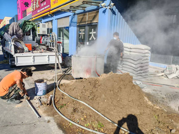 椰林镇顶管注浆加固